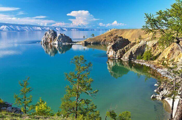 A photo of Lake Baikal. 