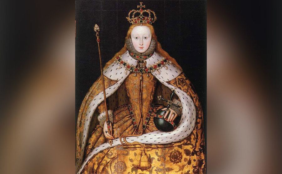 A portrait of Queen Elizabeth I. 