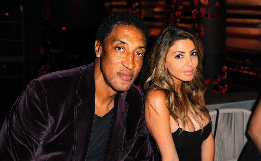 Scottie Pippen and Larsa Pippen attend an event. 